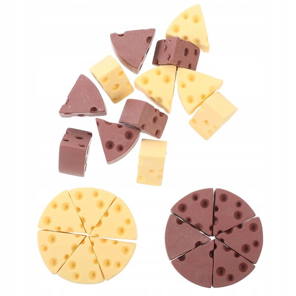 24 Stück Herz- und Käse-Harzanhänger zum Basteln und Dekorieren