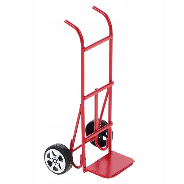 Mini camioncino a spinta in metallo rosso per diorami e modellismo
