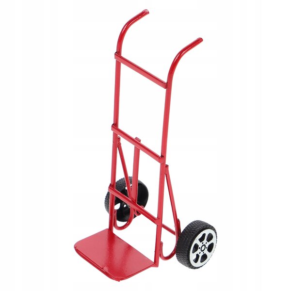 Mini camioncino a spinta in metallo rosso per diorami e modellismo