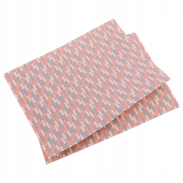 Lot de 2 décorations adhésives pour murs de maison de poupée au design élégant 1:12