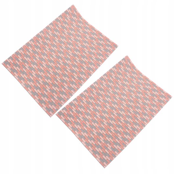 Lot de 2 décorations adhésives pour murs de maison de poupée au design élégant 1:12