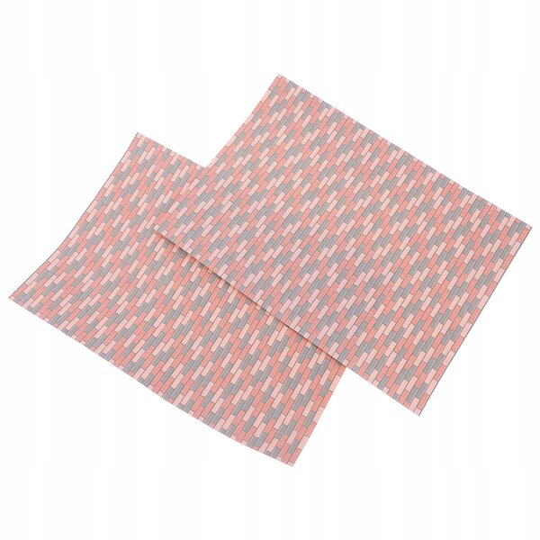 Lot de 2 décorations adhésives pour murs de maison de poupée au design élégant 1:12
