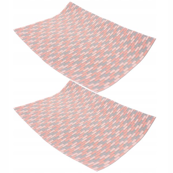 Lot de 2 décorations adhésives pour murs de maison de poupée au design élégant 1:12