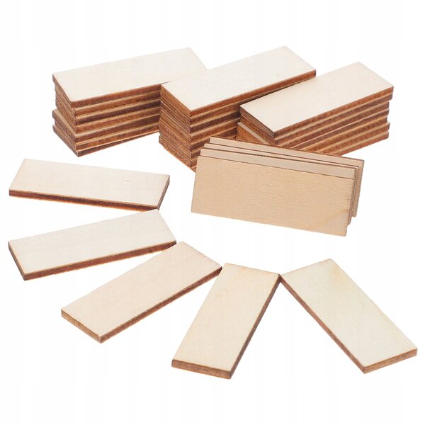 100 Stück beige Holzbretter für Puppenhausböden, Bastelarbeiten