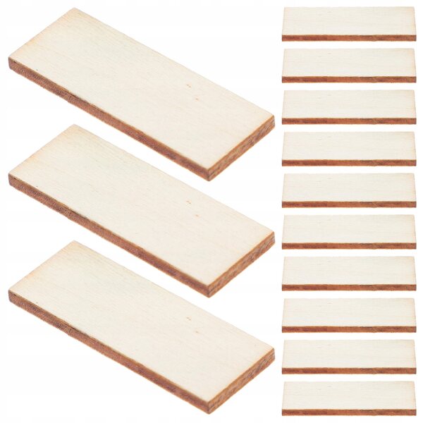 100 Stück beige Holzbretter für Puppenhausböden, Bastelarbeiten