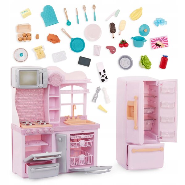 Unser Generation Gourmet-Küchenset mit komplettem Zubehör für 46-cm-Puppen
