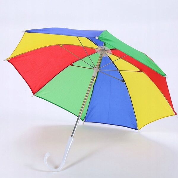 Set 8 Mini Parasoli Colorati Decorativi per Casa delle Bambole e Modelli
