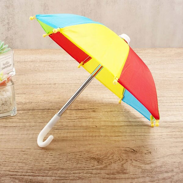 Set 8 Mini Parasoli Colorati Decorativi per Casa delle Bambole e Modelli