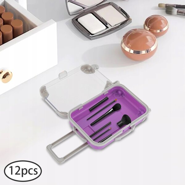 Lot de 12 Mini Valises à Jouets 7,5 cm pour Chariots à Jouets - Colorées et Résistantes