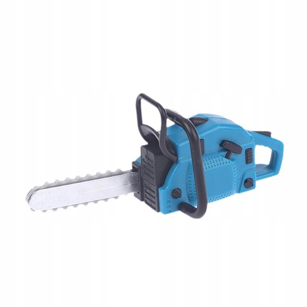 Tosaerba blu in miniatura per una casa delle bambole, scala 1:12
