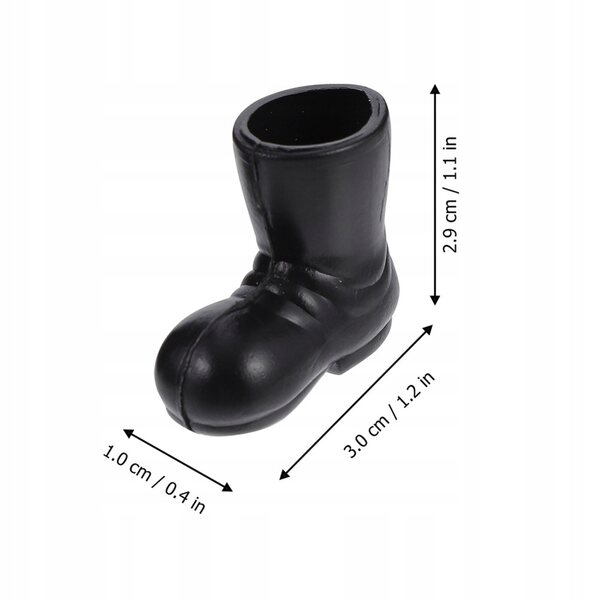 Mini scarpe natalizie per decorazioni 4 paia in plastica per casa e regali