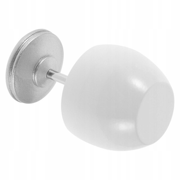 Lampe de table blanche miniature pour maison de poupée, décoration élégante