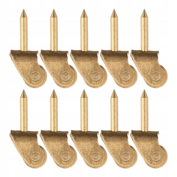 10 Mini-Wohnmöbelräder aus Metall mit sanfter Drehung