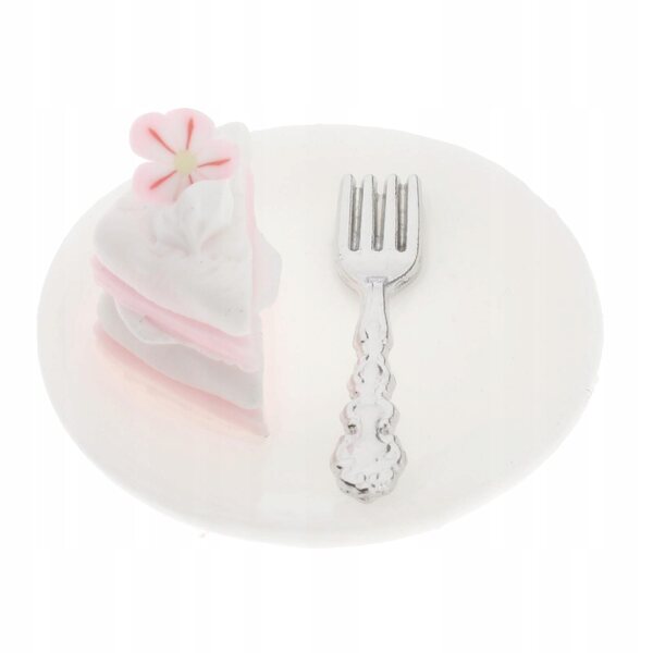 Miniatura tort Sakura per casa delle bambole 1:12 decorazione e gioco bambini