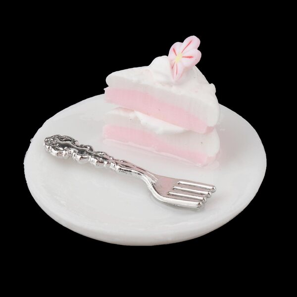 Miniatura tort Sakura per casa delle bambole 1:12 decorazione e gioco bambini