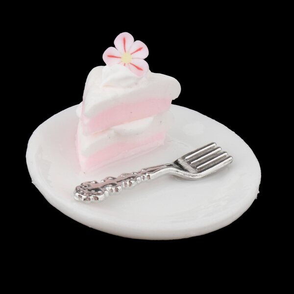 Miniatura tort Sakura per casa delle bambole 1:12 decorazione e gioco bambini