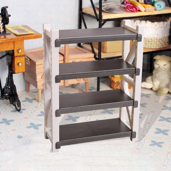 Domek dla lalek Miniaturowa półka,Miniaturowy wystrój krajobrazu,Malutki pulpit w stylu B