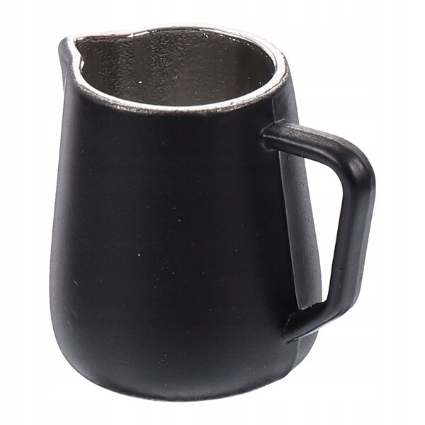 Mini Danzetto Nero per Schiumare Latte, Accessorio Decorativo per Mini Casa