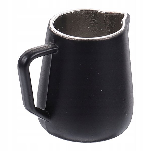 Mini Danzetto Nero per Schiumare Latte, Accessorio Decorativo per Mini Casa