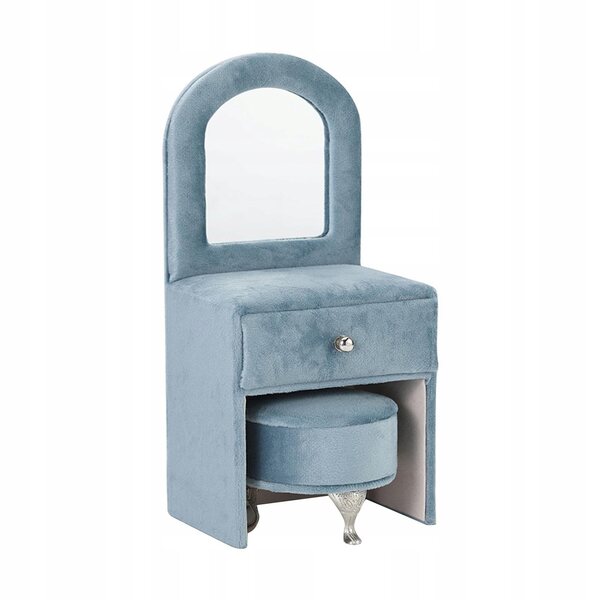 Organizer per bambole 1/6 con mobili, organizer bijoux 10x9x23 cm
