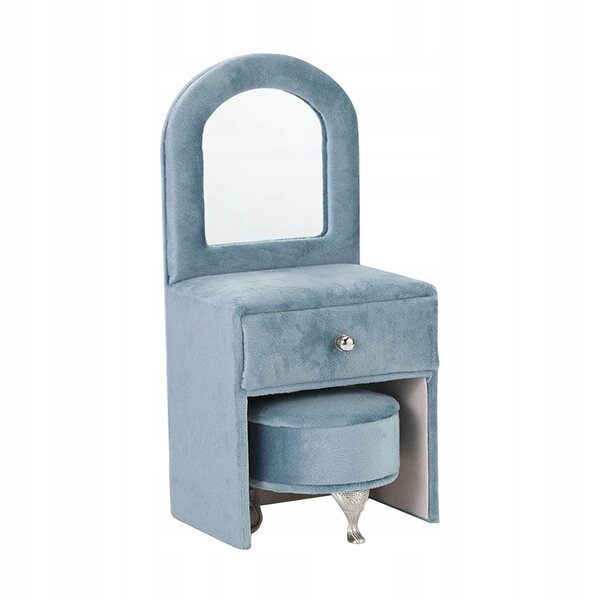 Organizer per bambole 1/6 con mobili, organizer bijoux 10x9x23 cm