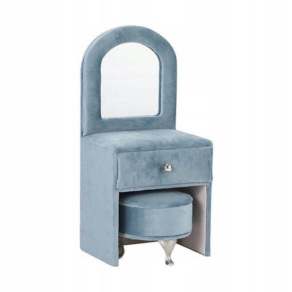 Organizer per bambole 1/6 con mobili, organizer bijoux 10x9x23 cm