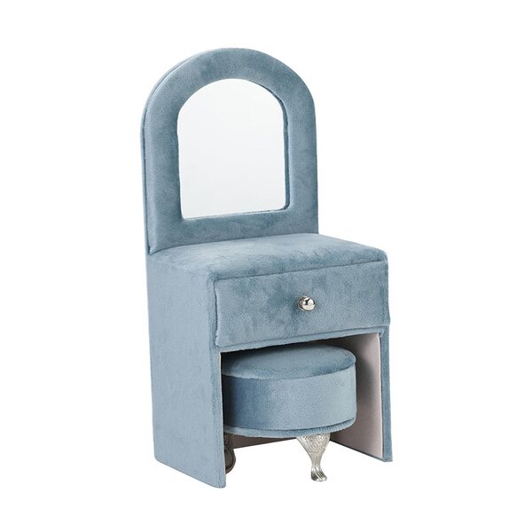 Organizer per bambole 1/6 con mobili, organizer bijoux 10x9x23 cm