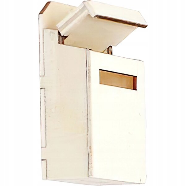 Mini Casetta in Legno con Cassetta Postale Vintage per Bambini e Decorazione