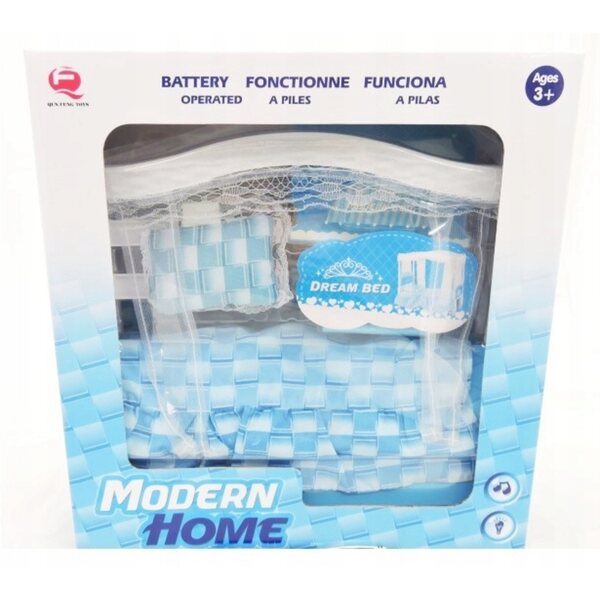 Set mobili per camera da letto in plastica e tessuto 31x33x10 cm per bambini