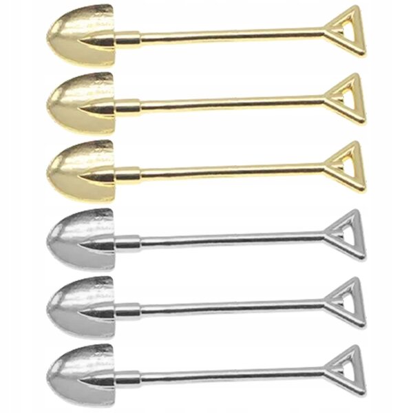 Lot de 6 mini lopatines de jardin multicolores pour décorations et travaux manuels
