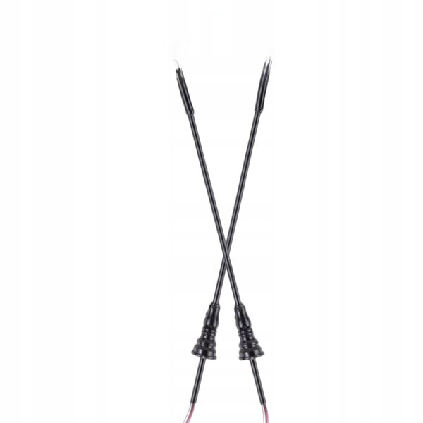 Lot de 2 mini lampadaires décoratifs pour mini maison et micro paysage.