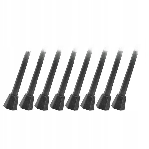 Lot de 8 mini lampadaires en plastique pour modelage de décorations et dioramas
