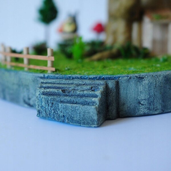 2x Diorama-Basis aus Polystyrolschaum 30x40 cm für Mikrolandschaften und Modellbau