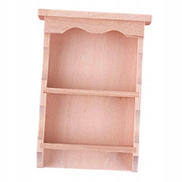 Miniatuur houten hangplank voor poppenhuis 1:12 decoratief