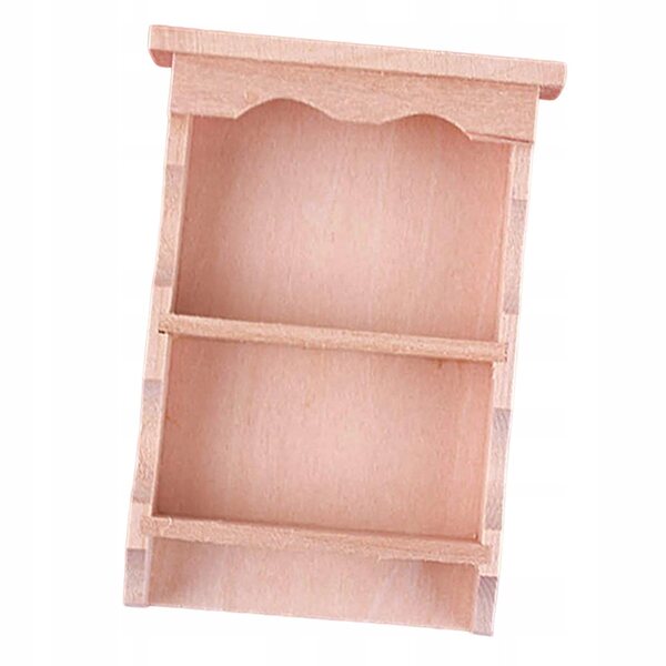 Miniatuur houten hangplank voor poppenhuis 1:12 decoratief