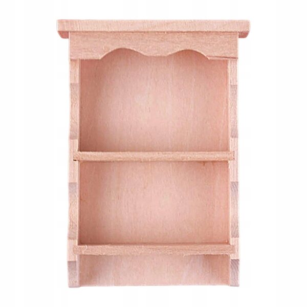 Miniatuur houten hangplank voor poppenhuis 1:12 decoratief