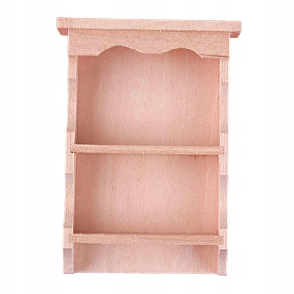 Miniatuur houten hangplank voor poppenhuis 1:12 decoratief