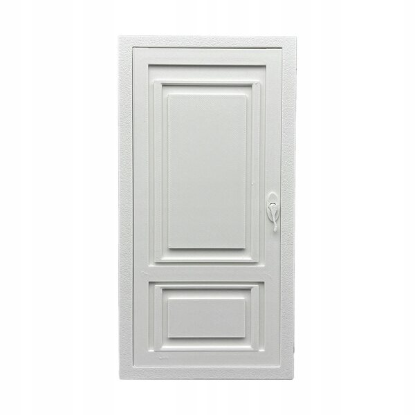 Porte in miniatura per casa delle bambole decorazioni realistiche 9x17x2 cm stile B