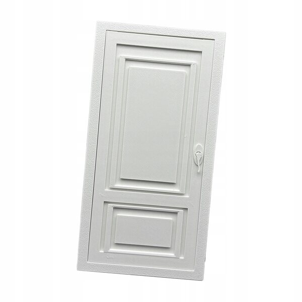Porte in miniatura per casa delle bambole decorazioni realistiche 9x17x2 cm stile B