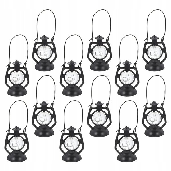 20 Mini-Vintage-Laternen für Puppenhäuser, realistisch und einfach zu bedienen