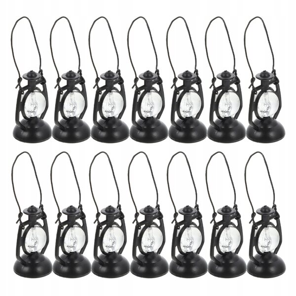 20 Mini-Vintage-Laternen für Puppenhäuser, realistisch und einfach zu bedienen