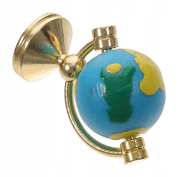 Mini Glòbo Decorativo in Resina per Miniature e Ambientazioni Domestiche