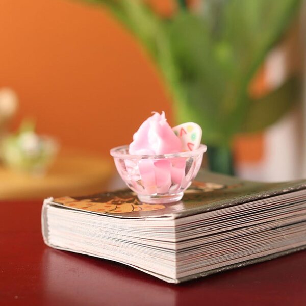 Miniatura cubetto di ghiaccio per casa delle bambole decorazione salotto 1:12