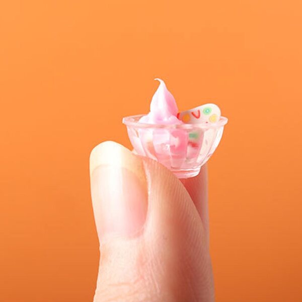 Miniatura cubetto di ghiaccio per casa delle bambole decorazione salotto 1:12