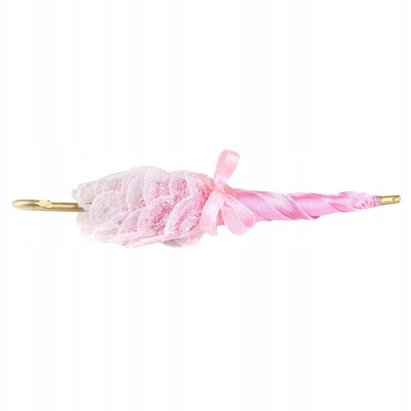 Mini parasole decorativo rosa per casa delle bambole, sicuro e resistente