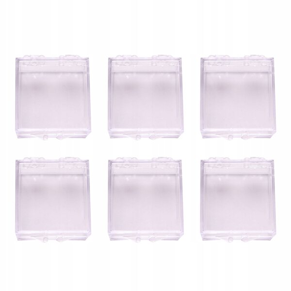 Set 6 Mini Contenitori in Plastica per Casa delle Bambole e Accessori