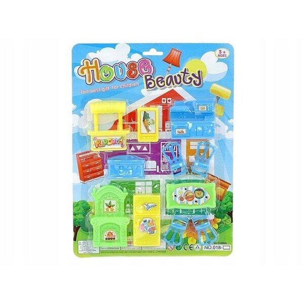 House Beauty Puppenhaus-Möbelset für Kinder ab 3 Jahren
