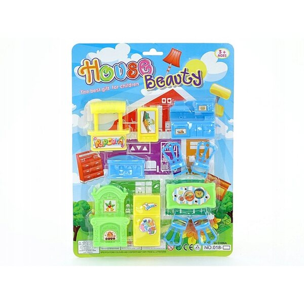 House Beauty Puppenhaus-Möbelset für Kinder ab 3 Jahren