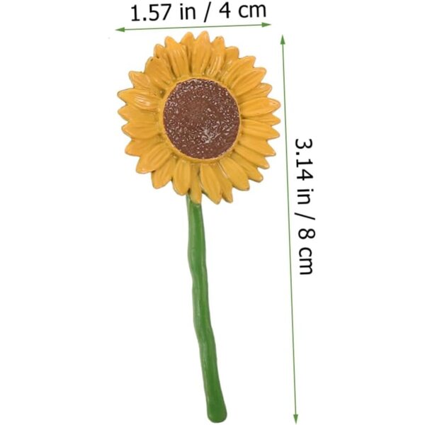 Mini Fiori Artificiali ERINGOGO Set 8 Pz PVC per Decorazione Casa e Ufficio