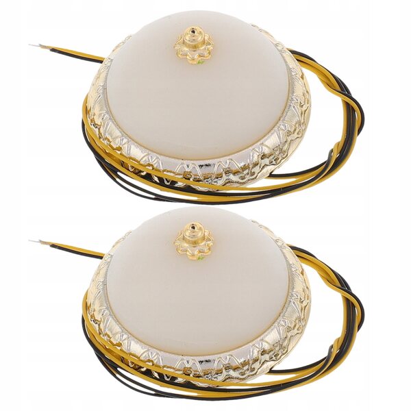 Lampade LED rotonde per casa delle bambole, eleganti e moderne, 2 pezzi